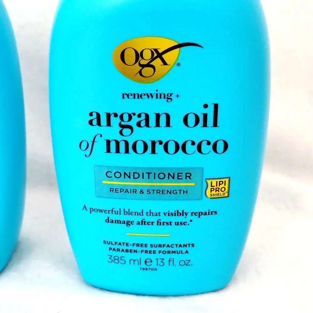 OGX Argan Oil of Morocco Shampoo & Conditioner Set 13 oz. Sulfate Paraben Free